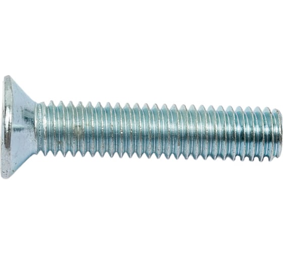 Винт ZAMETAL М6х30 потайн. гол., DIN 965, оц., 200 шт ZA513670