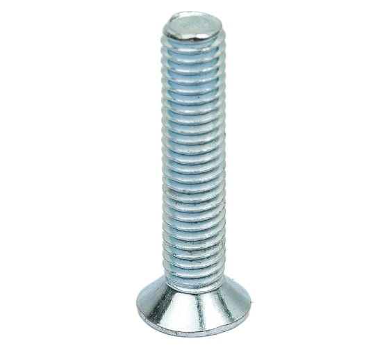 Винт ZAMETAL М6х30 потайн. гол., DIN 965, оц., 200 шт ZA513670