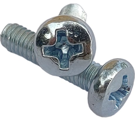 Винт ZAMETAL М8х35 полукруг. гол., DIN 7985, оц., 200 шт ZA513144