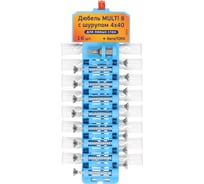 Набор дюбель ЕВРОПАРТНЕР Multi 8 шуруп 4х40 16 шт. KM3 0102
