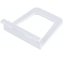 Москитная ручка Метизик ПВХ, малая, под шнур, белая 6280.07