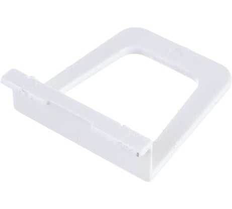 Москитная ручка Метизик ПВХ, малая, под шнур, белая 6280.07