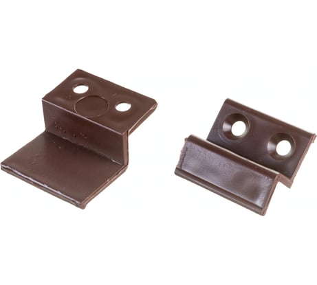 Крепление Метизик верх-низ, ABS, коричневый 6220.05