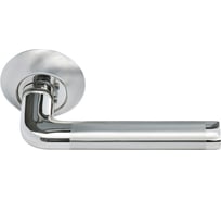 Дверная ручка MORELLI Колонна MH-03 SN/CP цвет белый никель/хром 9008247