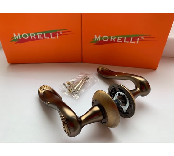Дверная ручка MORELLI Giuseppe MH-22 COF цвет кофе 9010553