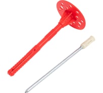 Дюбель для теплоизоляции STARFIX 10x140 мм с металлическим гвоздем, термоголовка 50 шт в дой-паке SMD5-54130-50