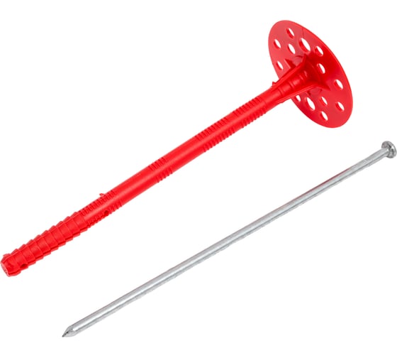 Дюбель для теплоизоляции STARFIX 10x180 мм с металлическим гвоздем 30 шт в дой-паке SMD5-61248-30