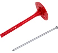 Дюбель для теплоизоляции STARFIX 10x140 мм с металлическим гвоздем 50 шт в дой-паке SMD5-61208-50