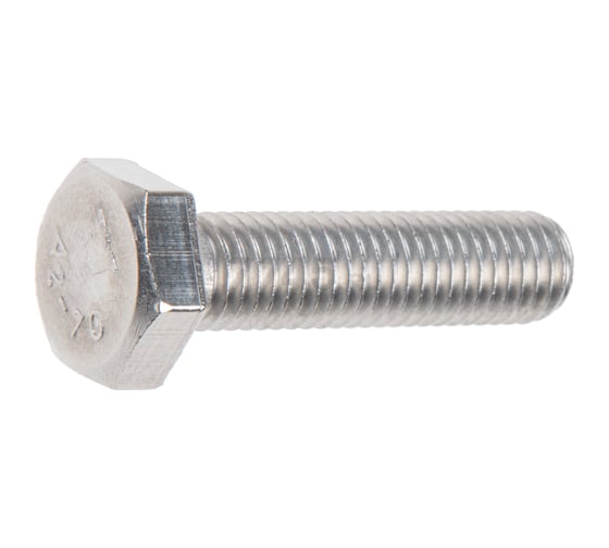 Болт STARFIX М12x80 шестигранный, нержавеющая сталь А2, DIN 933 25 шт. в упаковке SM-20845-25 1