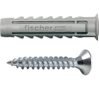 Дюбель для полнотелых материалов с шурупом Fischer SX 10х50 25 шт коробка 132349