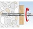 Дюбель для полнотелых материалов с шурупом Fischer SX 10х50 25 шт коробка 132349 4