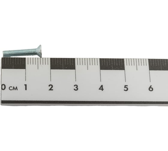 Винт ZAMETAL М3х16 потайн. гол., DIN 965, оц., 1000 шт ZA513304