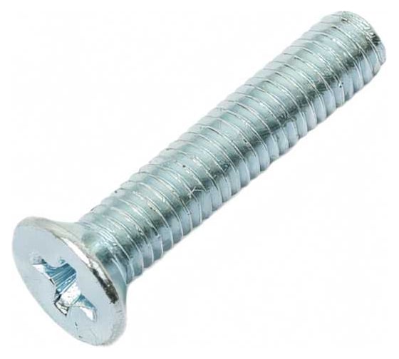 Винт ZAMETAL М3х16 потайн. гол., DIN 965, оц., 1000 шт ZA513304