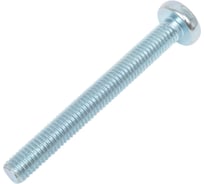 Винт ZAMETAL М8х70 полукруг. гол., DIN 7985, оц., 100 шт ZA513205