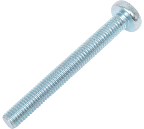 Винт ZAMETAL М8х70 полукруг. гол., DIN 7985, оц., 100 шт ZA513205