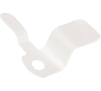 Держатель профиля с окантовкой 20 мм Метизик белый 4202.07