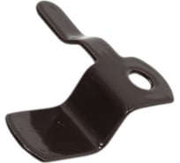 Держатель профиля с окантовкой 20 мм Метизик коричневый 4202.05