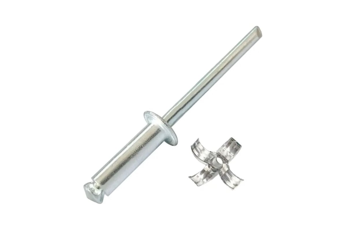 Заклепка лепестковая вытяжная SORREX алюм/сталь 3,2x12 OY (100штук) ASD ...
