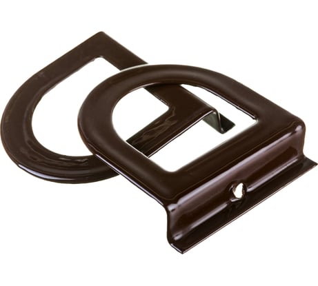 Москитная ручка Метизик металл, большая, под шнур, коричневая 4090.05