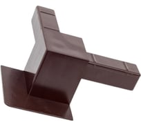 Соединительный уголок Метизик VSN коричневый 4019.05