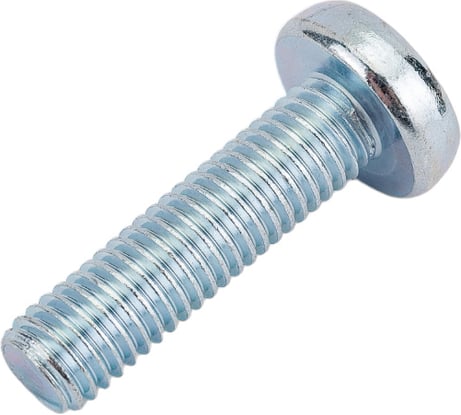 Винт ZAMETAL М8х30 полукруг. гол., DIN 7985, оц., 200 шт ZA513137