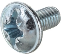Винт ZAMETAL М6х12 с полусфер. гол. и прессш., DIN 967, оц., 500 шт ZA514295