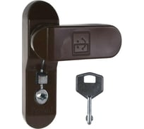 Замок на окно Метизик коричневый 8502.05