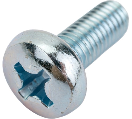 Винт ZAMETAL М8х20 полукруг. гол., DIN 7985, оц., 200 шт ZA513113