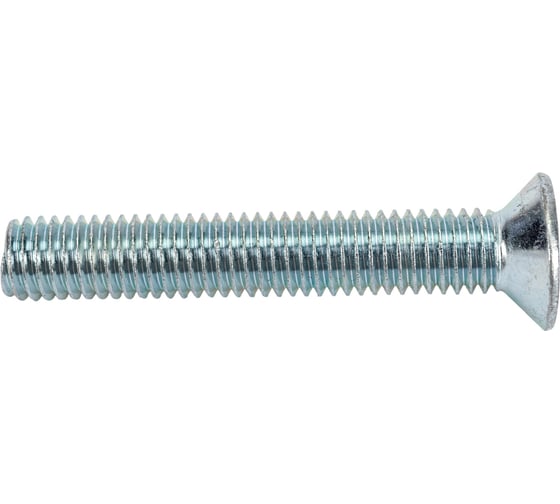 Винт ZAMETAL М8х50 потайн. гол., DIN 965, оц., 100 шт ZA513823 1