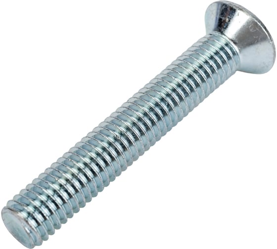 Винт ZAMETAL М8х50 потайн. гол., DIN 965, оц., 100 шт ZA513823