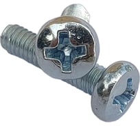 Винт ZAMETAL М2,5х6 полукруг. гол., DIN 7985, оц., 2000 шт ZA512284