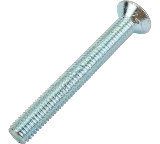 Винт ZAMETAL М10х80 пр. 8.8, с пот. гол., в/ш, DIN 7991, оц., 50 шт ZA516213