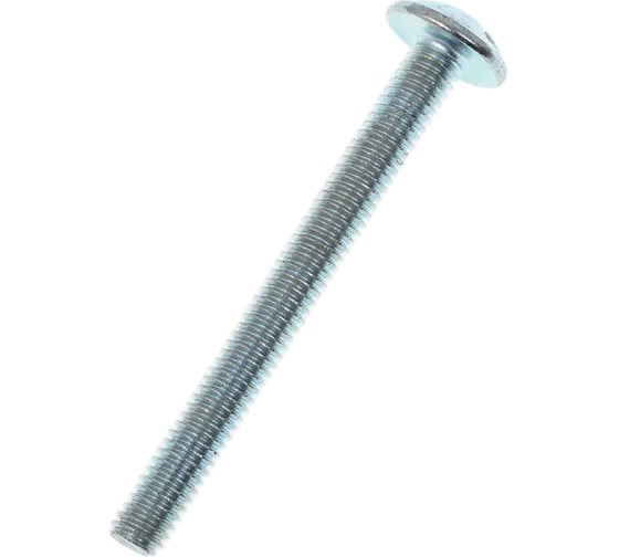 Винт ZAMETAL М4х40 с полусфер. гол. и прессш., DIN 967, оц., 500 шт ZA514127