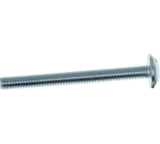 Винт ZAMETAL М4х40 с полусфер. гол. и прессш., DIN 967, оц., 500 шт ZA514127