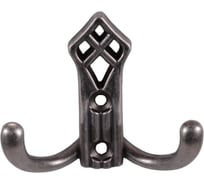 Двухрожковый крючок Brante 2630 античное серебро 111148