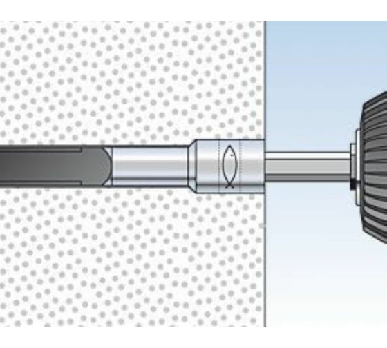 Забивной усиленный анкер для газобетона Fischer FPX M10 I накл 140390