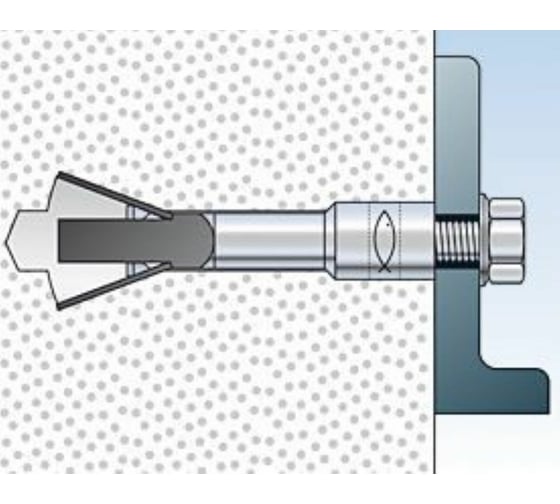 Купить Забивной усиленный анкер для газобетона Fischer FPX M6 I накл ...