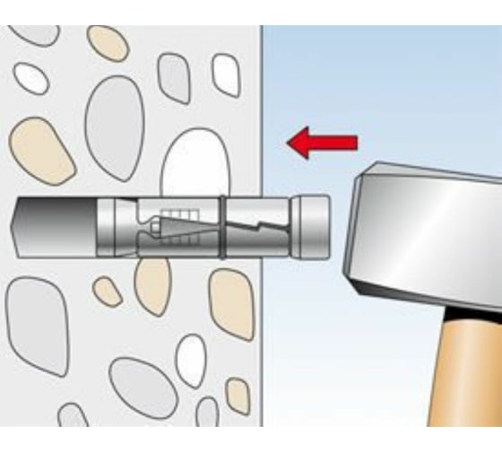 Анкер Fischer FWB 8 S 2 шт пакет 141302