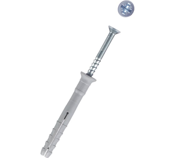 Дюбель гвоздь Fischer N 8х60 30 шт пакет 127087 1