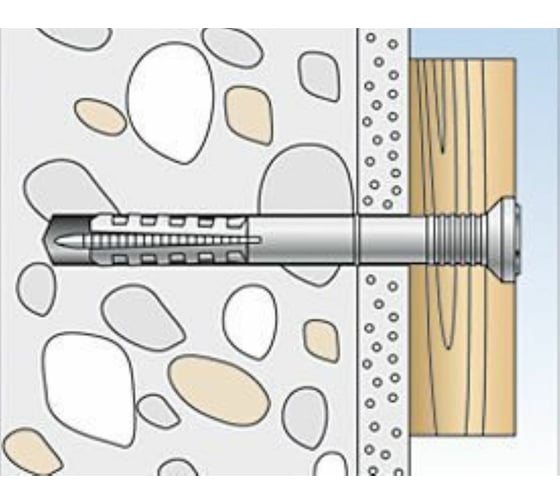 Дюбель гвоздь Fischer N 5х40 30 шт пакет 127082