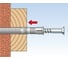 Универсальный фасадный дюбель с шурупом Fischer FUR 10 x 100 T 4 шт блистер 132326 3