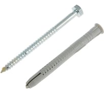 Универсальный фасадный дюбель с шурупом Fischer FUR 8 x 80 SS 6 шт пакет 127120