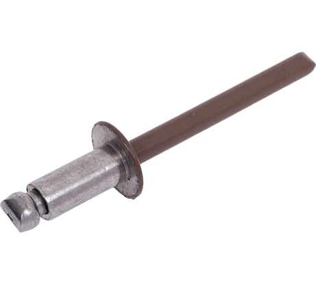 Заклепка вытяжная Партнер 4,8x10 мм, A2/A2, стандарт. бортик, RAL 8025, 40 шт. MP124