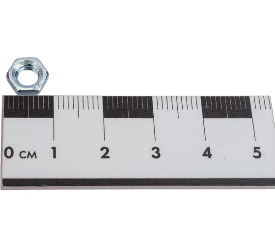 Гайка ZAMETAL низкая, шестигранная М 5 DIN 439, оц., 1000 шт ZA511744