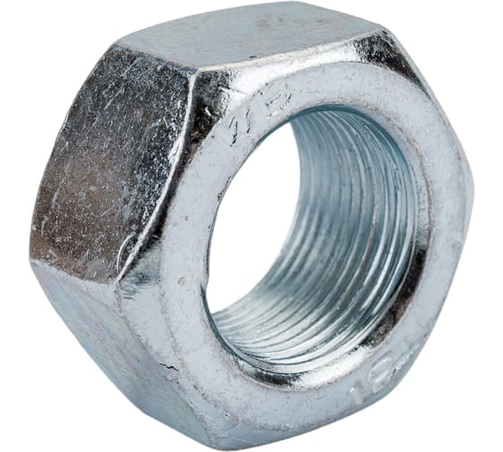 Гайка ZAMETAL М24х1,5 пр. 8.0, DIN 934, оц., 50 шт ZA516626