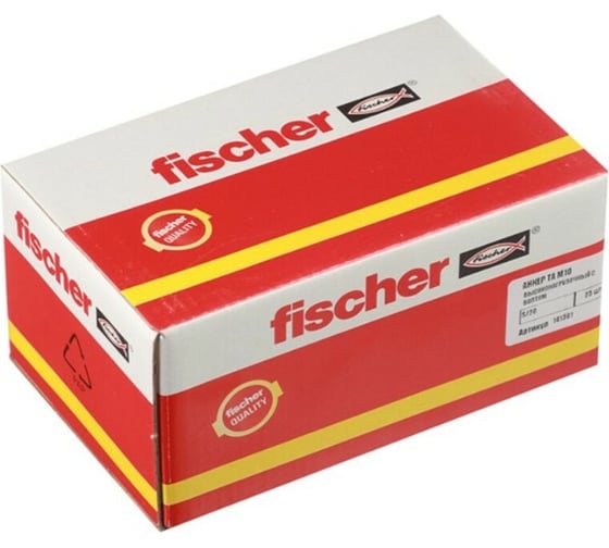 Высоконагрузочный анкер с болтом Fischer TA M10 S/20 25 шт коробка 141391