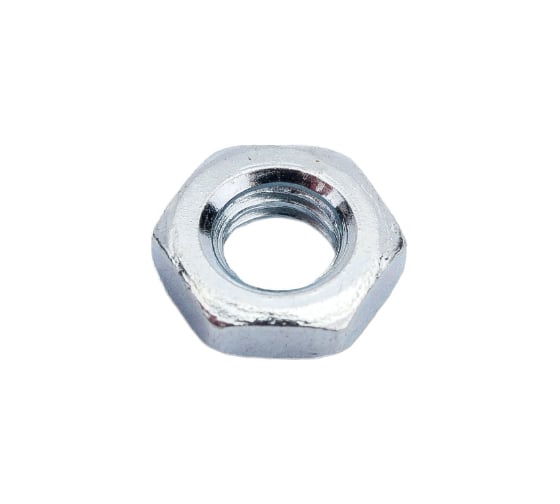Гайка ZAMETAL низкая, шестигранная М4 DIN 439, оц., 1000 шт ZA511737
