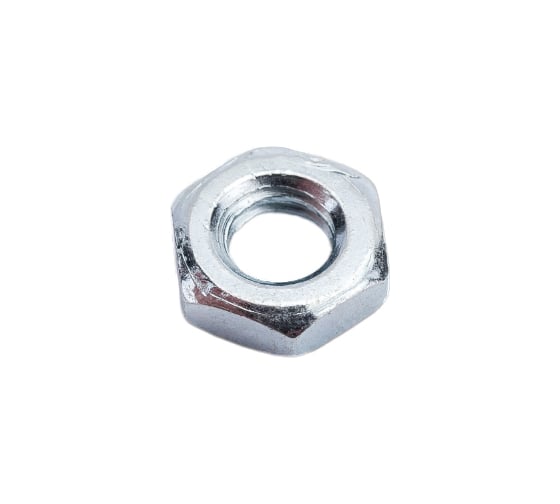 Гайка ZAMETAL низкая, шестигранная М4 DIN 439, оц., 1000 шт ZA511737