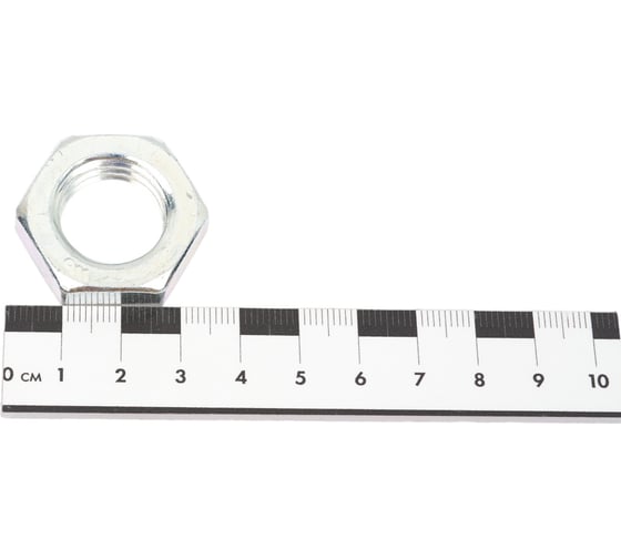 Гайка ZAMETAL низкая, шестигранная М20 DIN 439, оц., 100 шт ZA511805