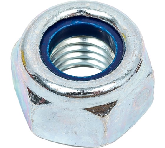 Гайка ZAMETAL самокон., высокая М10 пр. 8.0, DIN 982, оц., 500 шт ZA518651